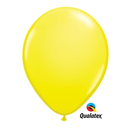 11 In. Yellow Latex Balloon